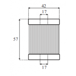 Kit revisione filtro GPL impianto BRC - Compatibile FJ1HE - RIF. 09SQ99010005