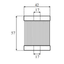 Filtro GPL impianto BRC - Compatibile FJ1HE - RIF. 09SQ99010005