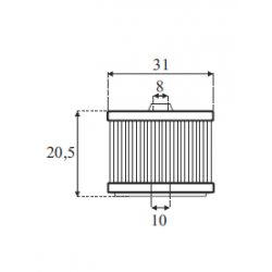 Kit revisione filtro GPL impianto VALTEK - elettrovalvola 01, 02, 03, 07standard