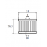 Kit revisione filtro GPL impianto VALTEK - elettrovalvola 01, 02, 03, 07standard