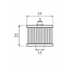 Kit revisione filtro GPL impianto Landi Renzo/ MED elettrovalvola 3G type 21