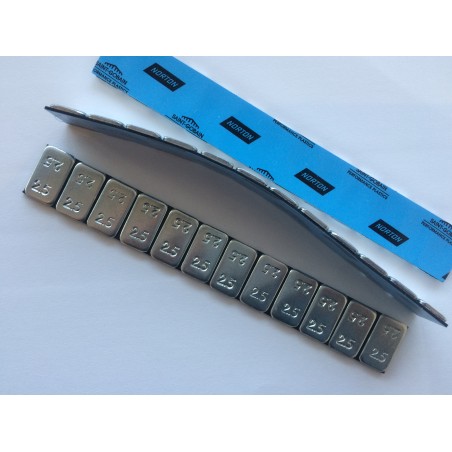 PESI ADESIVI PER EQUILIBRATURA ADESIVI SUPERSLIM ARGENTO