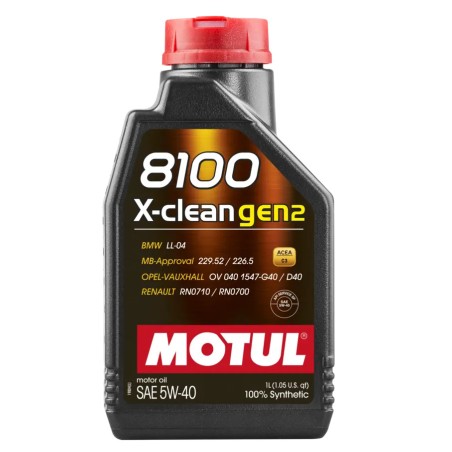Motul 8100 X-clean GEN2 5W-40